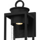 Quoizel Donegal One Light Outdoor Wall Mount in Matte Black - DGL8407MBK