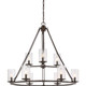 Quoizel Buchanan Nine Light Chandelier in Western Bronze - BCN5009WT