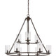 Quoizel Buchanan Nine Light Chandelier in Western Bronze - BCN5009WT