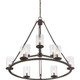 Quoizel Buchanan Nine Light Chandelier in Western Bronze - BCN5009WT
