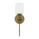 Quoizel Aria One Light Wall Sconce in Weathered Brass - ARI8605WS Quoizel Aria One Light Wall Sconce in Weathered Brass - ARI8605WS