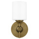 Quoizel Aria One Light Wall Sconce in Weathered Brass - ARI8605WS Quoizel Aria One Light Wall Sconce in Weathered Brass - ARI8605WS