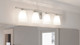 Quoizel Brindley Four Light Bath in Brushed Nickel - BID8631BN