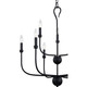 Quoizel Blanche Nine Light Chandelier in Matte Black - BLA5027MBK Quoizel Blanche Nine Light Chandelier in Matte Black - BLA5027MBK