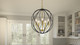 Quoizel Bryn Five Light Pendant in Aged Brass - BYN2824AB Quoizel Bryn Five Light Pendant in Aged Brass - BYN2824AB