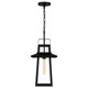 Quoizel Devonport One Light Outdoor Hanging Lantern in Matte Black - DEV1910MBK