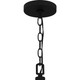 Quoizel Fortress Five Light Pendant in Earth Black - FTS2821EK