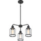 Quoizel Ludlow Three Light Chandelier in Earth Black - LUD5020EK