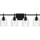 Quoizel Lucy Four Light Bath in Matte Black - LCY8629MBK