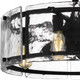 Quoizel Fortress Four Light Fandelier in Earth Black - FTS3124EK