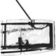 Quoizel Fortress Six Light Island Chandelier in Earth Black - FTS638EK