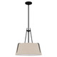 Quoizel Leona Three Light Pendant in Matte Black - LOA2818MBK Quoizel Leona Three Light Pendant in Matte Black - LOA2818MBK