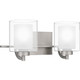 Quoizel Kolt Two Light Bath in Brushed Nickel - KLT8902BN Quoizel Kolt Two Light Bath in Brushed Nickel - KLT8902BN