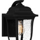 Quoizel Mulberry One Light Outdoor Wall Mount in Matte Black - MUL8408MBK