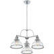 Quoizel Grant Three Light Chandelier in Brushed Nickel - GRTS5103BN