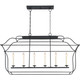 Quoizel Gallery Six Light Island Chandelier in Royal Ebony - GLY648BA