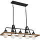 Quoizel Guilford Five Light Island Chandelier in Grey Ash - GUI540GK