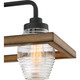 Quoizel Guilford Five Light Island Chandelier in Grey Ash - GUI540GK