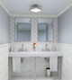 Quoizel Outskirts LED Semi Flush Mount in Brushed Nickel - OST1811BN