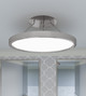Quoizel Outskirts LED Semi Flush Mount in Brushed Nickel - OST1815BN