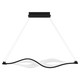 Quoizel Saratoga LED Linear Chandelier in Matte Black - PCSTG138MBK