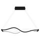 Quoizel Saratoga LED Linear Chandelier in Matte Black - PCSTG138MBK