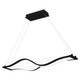 Quoizel Saratoga LED Linear Chandelier in Matte Black - PCSTG138MBK