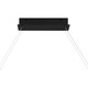 Quoizel Saratoga LED Linear Chandelier in Matte Black - PCSTG138MBK