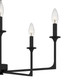 Quoizel Prescott Five Light Chandelier in Matte Black - PRC5026MBK