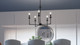 Quoizel Prescott Five Light Chandelier in Matte Black - PRC5026MBK
