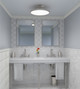 Quoizel Outskirts LED Semi Flush Mount in Brushed Nickel - OST1820BN