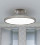Quoizel Outskirts LED Semi Flush Mount in Brushed Nickel - OST1820BN
