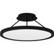 Quoizel Outskirts LED Semi Flush Mount in Earth Black - OST1820EK