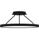 Quoizel Outskirts LED Semi Flush Mount in Earth Black - OST1820EK