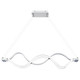 Quoizel Bleecker LED Linear Chandelier in Polished Chrome - PCBLR138C