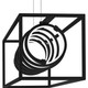 Quoizel Amaranth LED Island Chandelier in Matte Black - PCARN132MBK