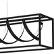 Quoizel Amaranth LED Island Chandelier in Matte Black - PCARN132MBK