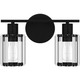 Quoizel Isla Two Light Bath in Matte Black - PCILA8612MBK Quoizel Isla Two Light Bath in Matte Black - PCILA8612MBK
