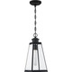 Quoizel Paxton One Light Outdoor Hanging Lantern in Matte Black - PAX1907MBK