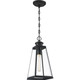 Quoizel Paxton One Light Outdoor Hanging Lantern in Matte Black - PAX1907MBK