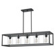 Quoizel New Harbor Five Light Linear Chandelier in Old Bronze - NHR3538OZ