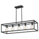 Quoizel New Harbor Five Light Linear Chandelier in Old Bronze - NHR3538OZ