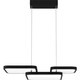 Quoizel Elvive LED Pendant in Matte Black - PCELV2821MBK