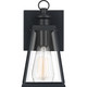 Quoizel Paxton One Light Outdoor Wall Lantern in Matte Black - PAX8305MBK