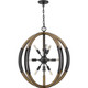 Quoizel Babaton Ten Light Pendant in Old Black Finish - QOP5181OK Quoizel Babaton Ten Light Pendant in Old Black Finish - QOP5181OK