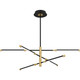 Quoizel Azalea LED Island Chandelier in Matte Black - PCAZA340MBK