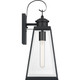 Quoizel Paxton One Light Outdoor Wall Lantern in Matte Black - PAX8407MBK