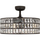 Quoizel Quoizel Fandelier Four Light Fandelier in Western Bronze - QFA4046WT
