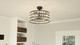 Quoizel Quoizel Fandelier Four Light Fandelier in Western Bronze - QFA4046WT