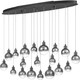 Quoizel Shadow LED Island Chandelier in Black Chrome - PCSH1941BCH